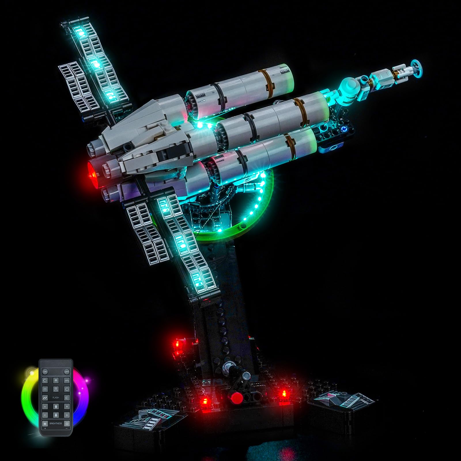 LocoLee RC Led Light Set Compatible with Lego 11389 Project Hail Mary Light Decoration Lighting Kit Compatible with Lego 11389 Building Blocks Model,Only Lights Set,No Model