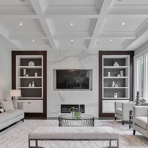 Miniatura 9 de DELight Paquete de 12 luces LED empotrables de 3 pulgadas, 3CCT, luz de techo ultrafina, 3000 K4000 K6000 K, seleccionable, 240 lúmenes, sin lata,