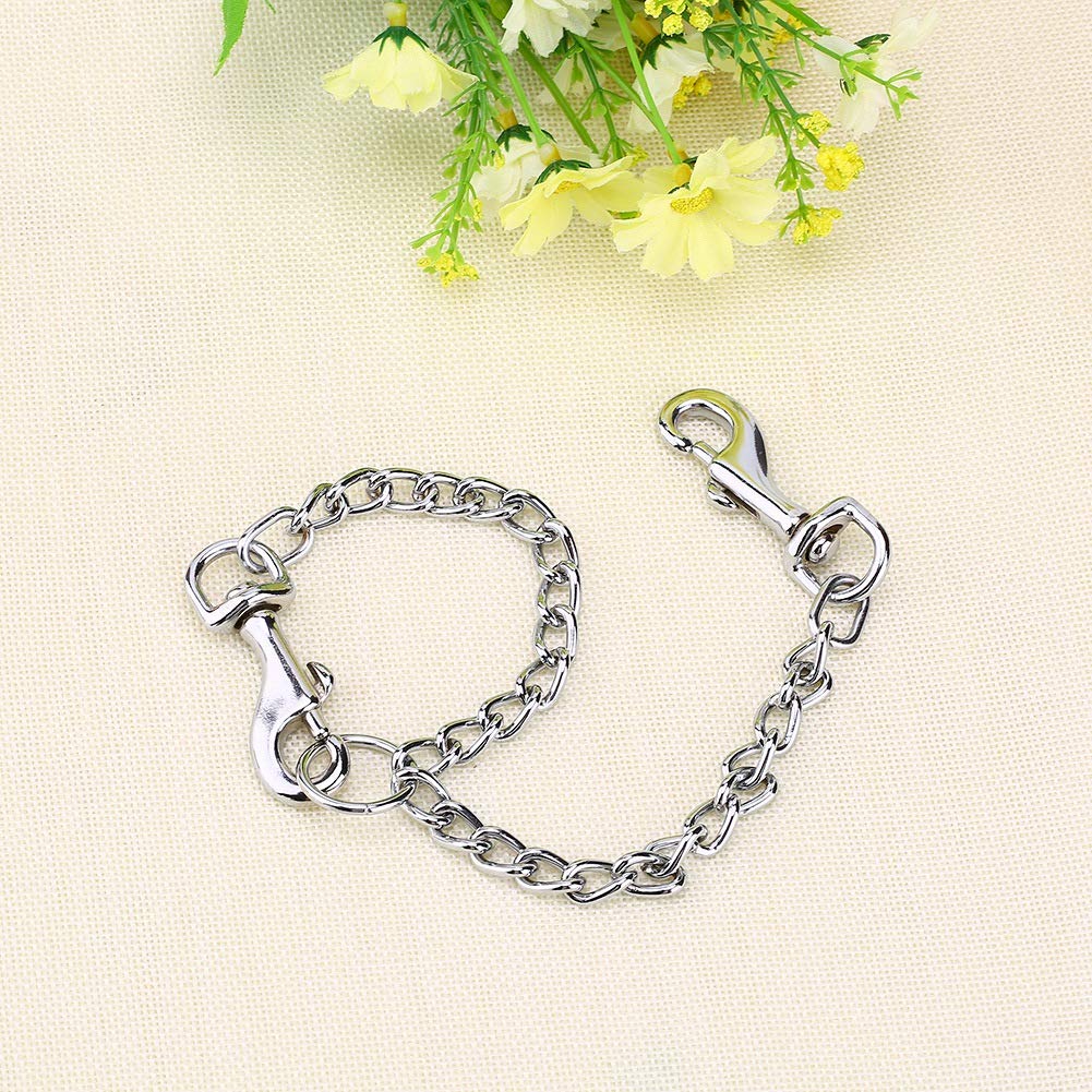 2 Way Dog Chain,2.5mm 40cm Double Dogs Lead Dog Tie Dog Leash Coupler Dual Dog Leash Extension Splitter Chain Lead for Walking Training - Image 2