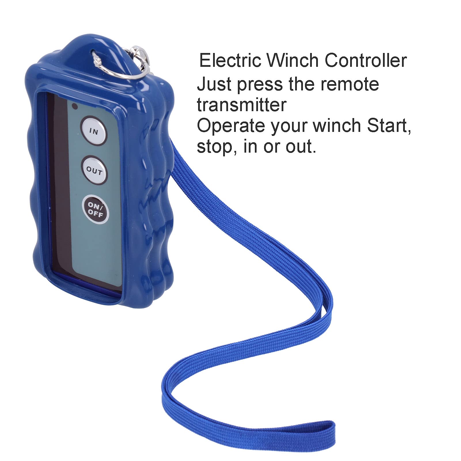 WINCH Assemblaggio Comando Manuale Verricello, Kit Telecomando Verricello Wireless Interruttore Elettrico Universale per ATV SUV Camion 12V 434MHz