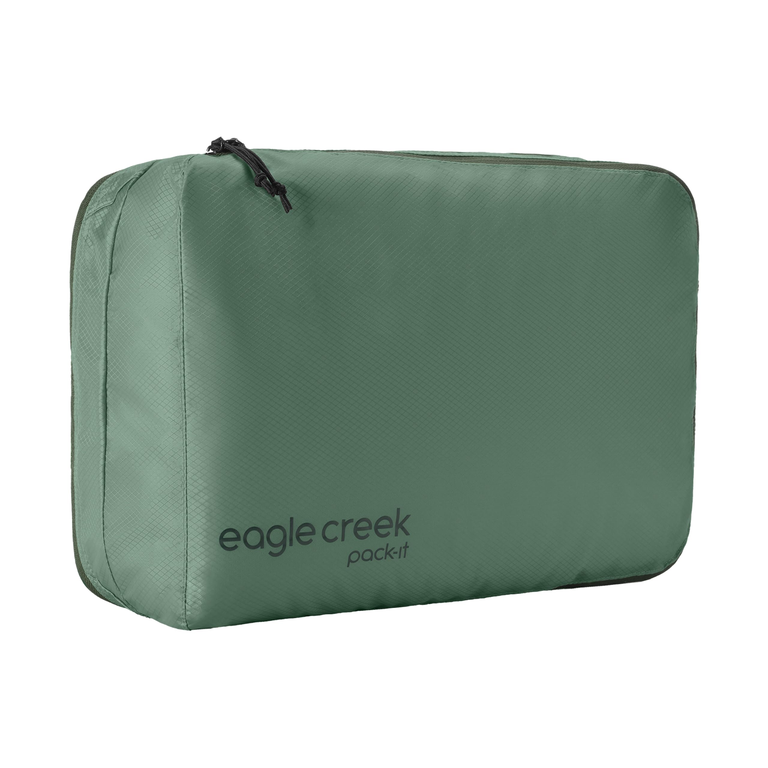 Eagle Creek Pack-It Isolate Clean/Dirty Packing Cube, Medium, Willow Green | Dual Compartment Packing Cubes for Optimizing Luggage Space, Lightweight, Recycled Fabric, Washable