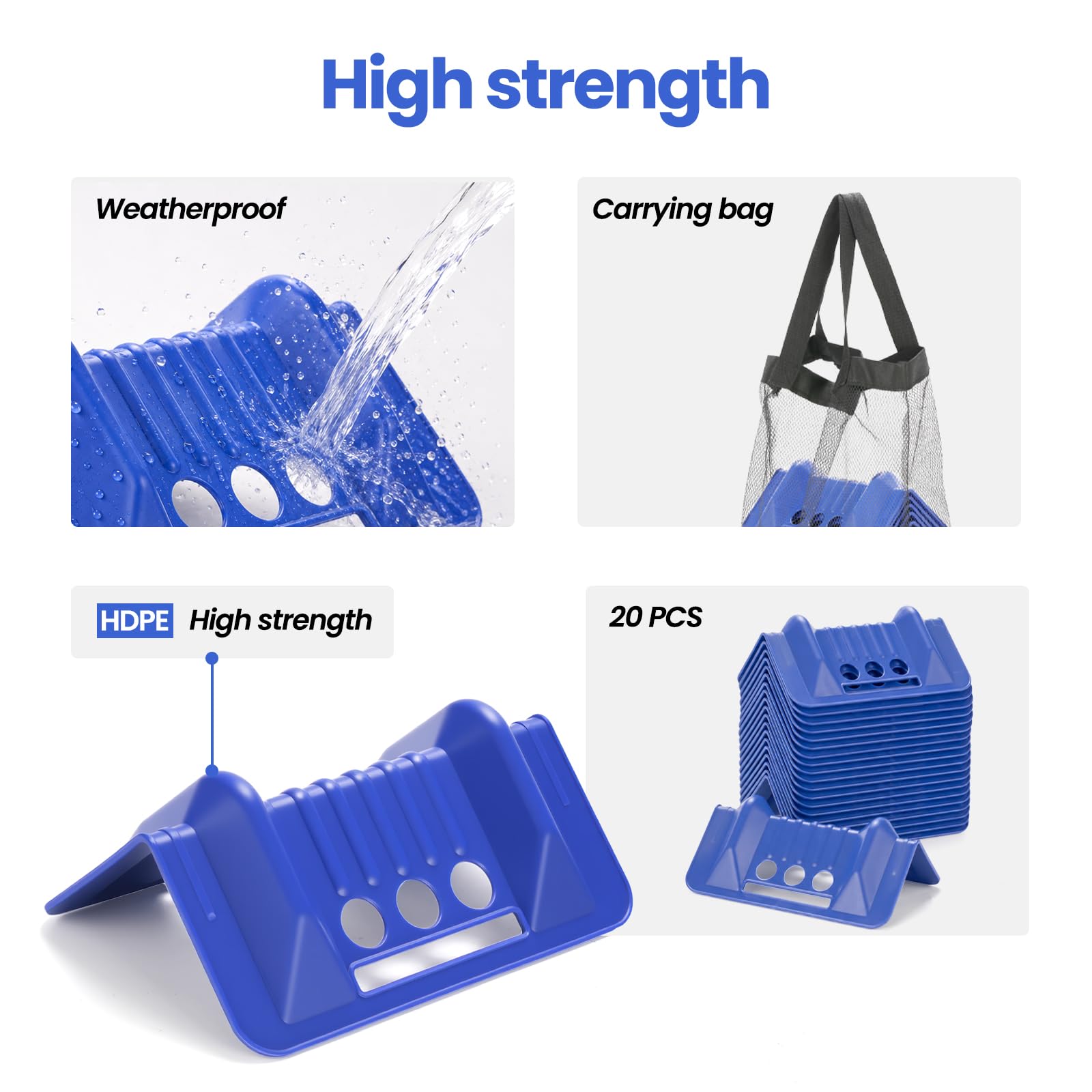 Lot de 20 protections de bords plats pour chargements de chargement, protections d'angle pour emballage, expédition et déménagement