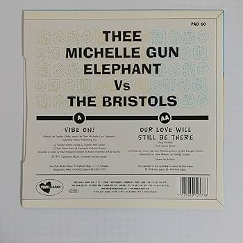 ミッシェルガンエレファント サイン入り 7inch レコード VIBE ON! ミッシェルガンエレファント シングル・レコード THEE MICHELLE
