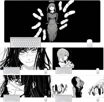 Amazon.co.jp: チェンソーマン マウスパッド 大型 防水 マキマ レゼ