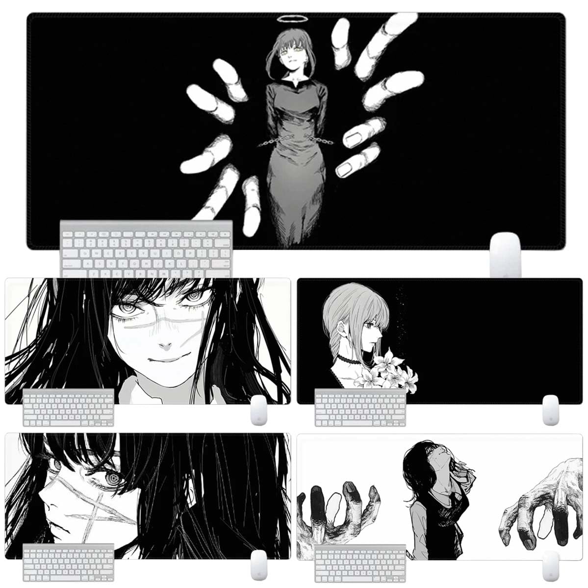 Amazon.co.jp: チェンソーマン マウスパッド 大型 防水 マキマ レゼ