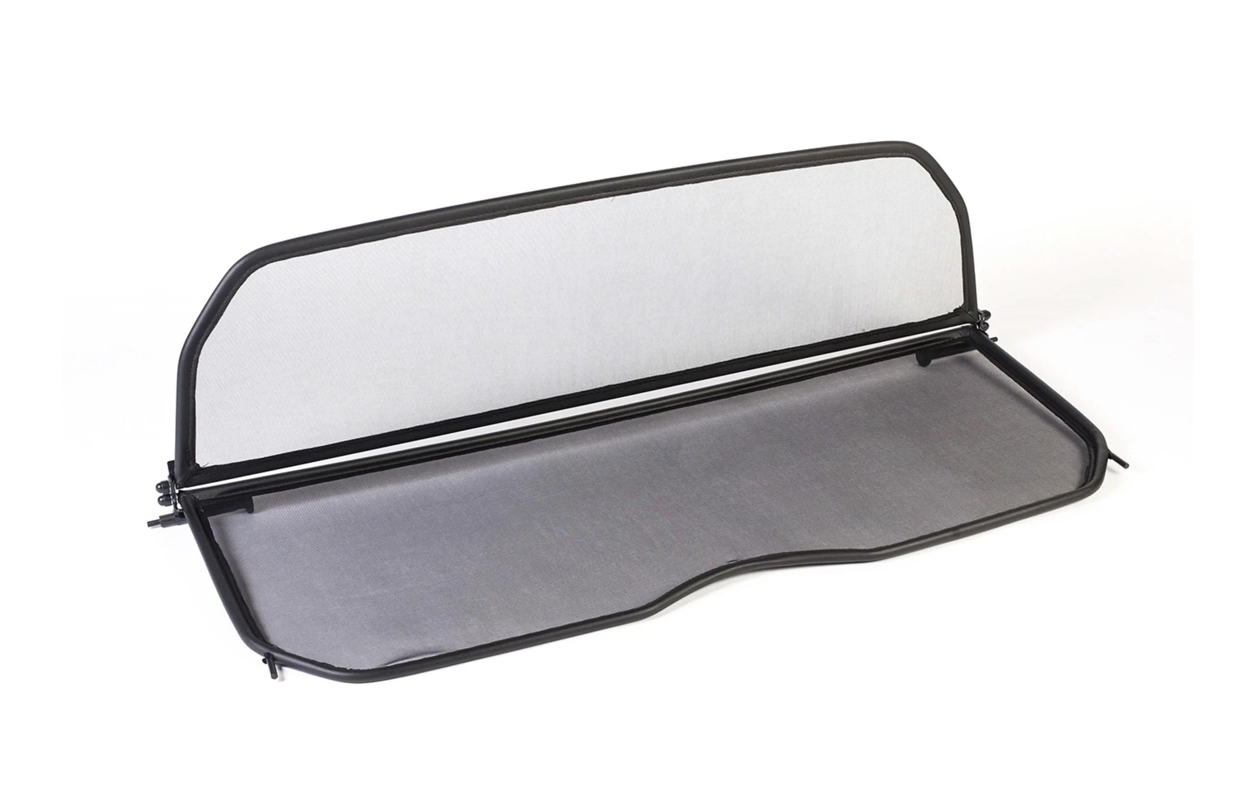 Déflecteur de vent pliable avec fermeture rapide - noir pour Mercedes E-Class Cabriolet A124 E124 (1993-1998) | Filet Anti-Remous Coupe | Déflecteur d'air