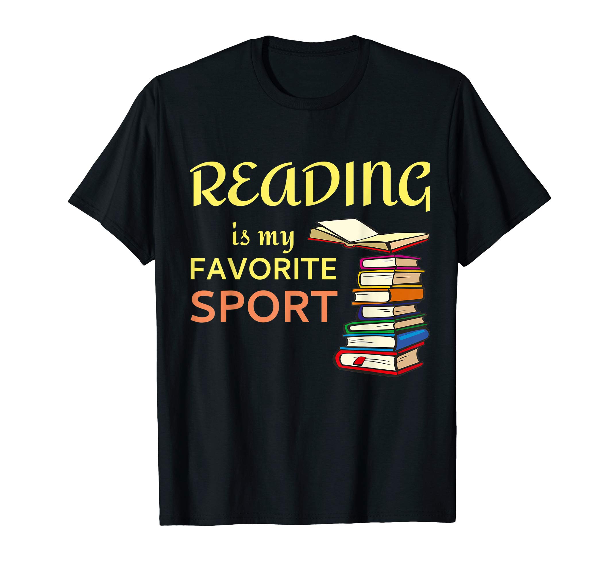 Book Reading Teez Co.Funny T-Shirt Reading Is My Favorite Sport for Book Lovers T-ShirtOEKO-TEX STANDARD 100