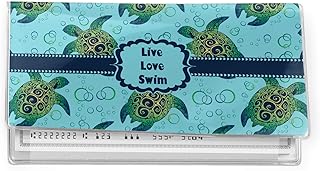 Sea Turtles Vinyl Checkbook Cover (Personalized)