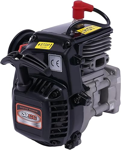 Miniatura 1 de Motor de coche de 32CC36CC, motor de automóvil RC de 2 tiempos y 4 pernos para 15 Redcat Hpi ROVAN KM Baja 5B 5SC (motor de automóvil de 32 CC)