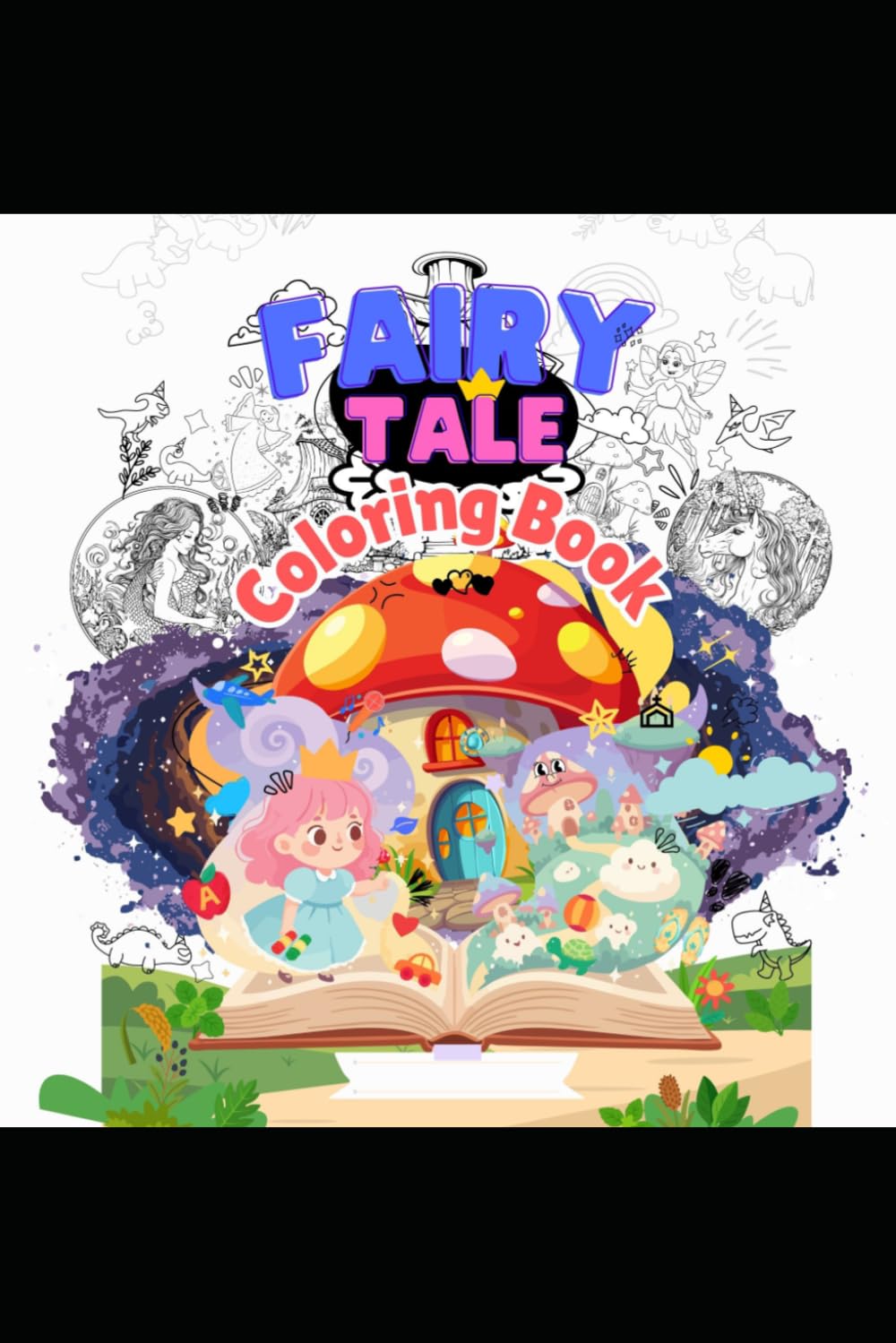 Fairytale coloring book
