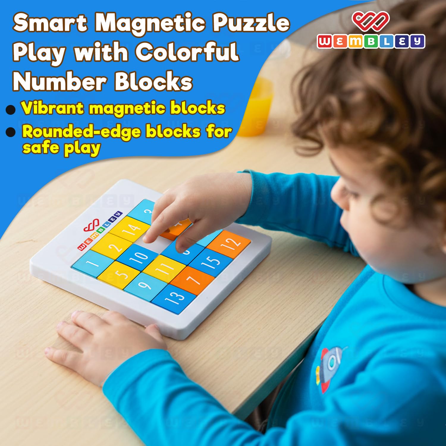 Wembley Number Brain Puzzle Game for Kids | Educational Toy for Boys & Girls Ages 5-14 Years | Improves Focus & Problem Solving — Amazon image 5