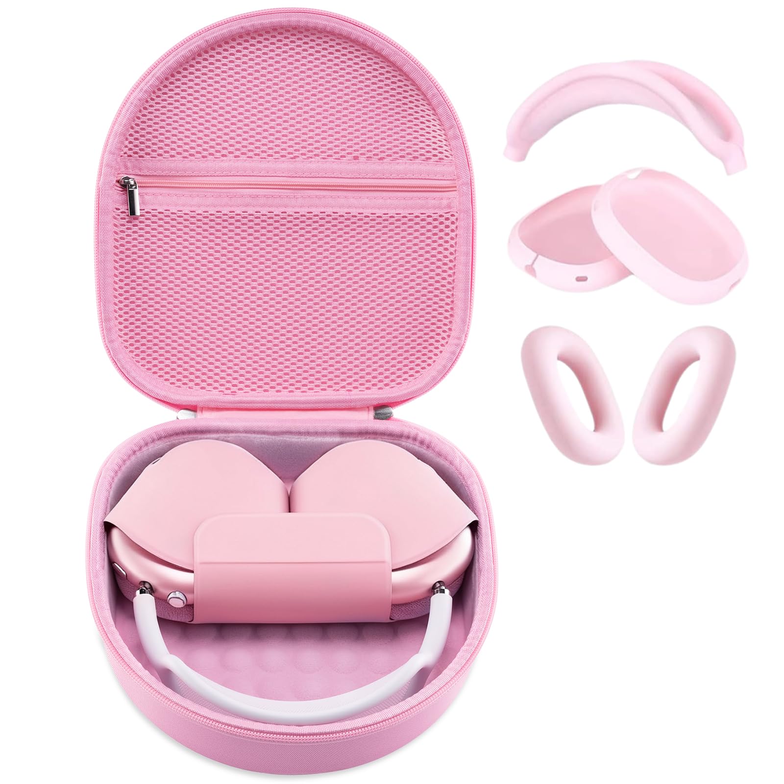 Case for Apple Airpods Max 2 Airpods Max Headphones Travel Portable Headphone Hard Case Cover Bag Mesh Pouch
