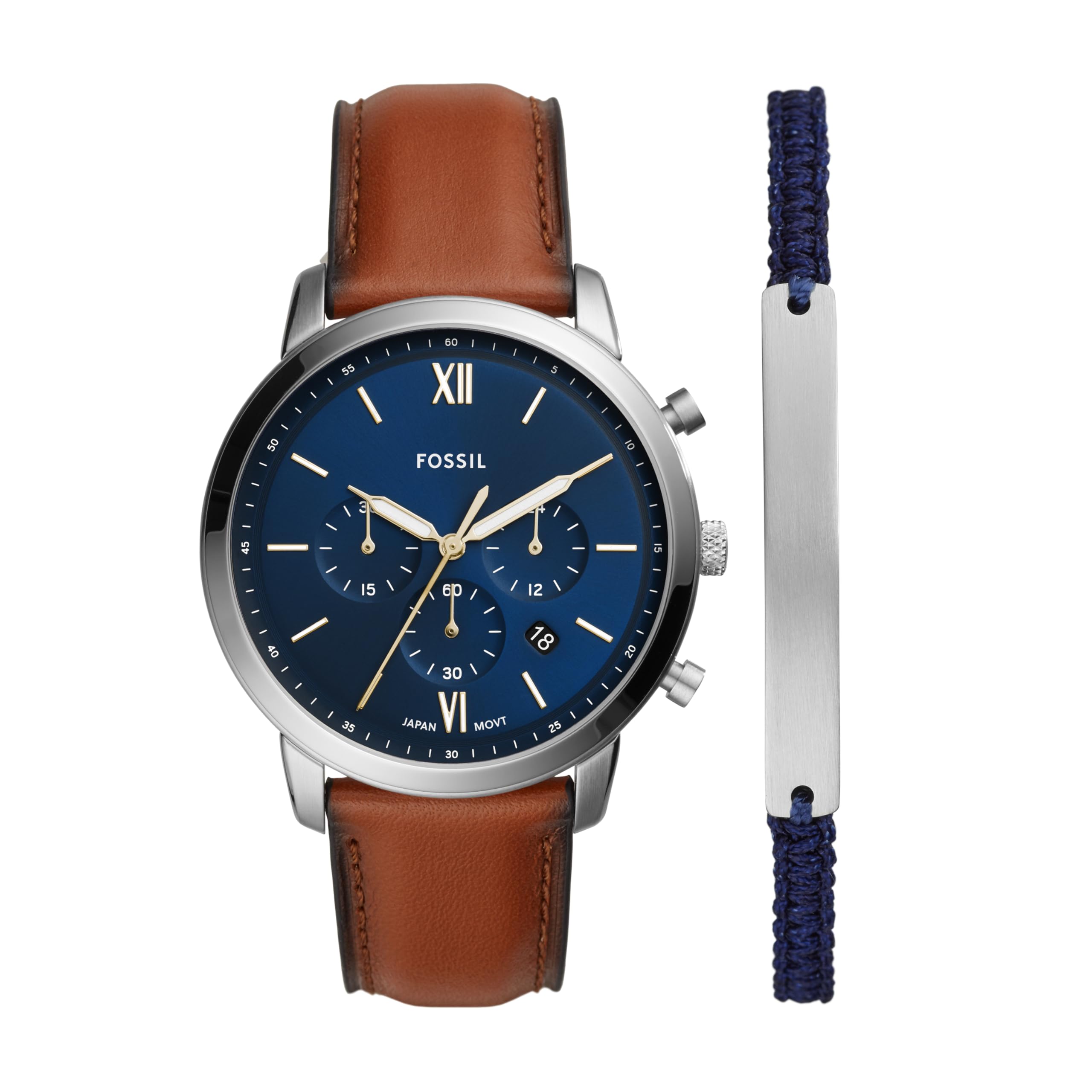 Fossil Men's Watch Bracelet Set