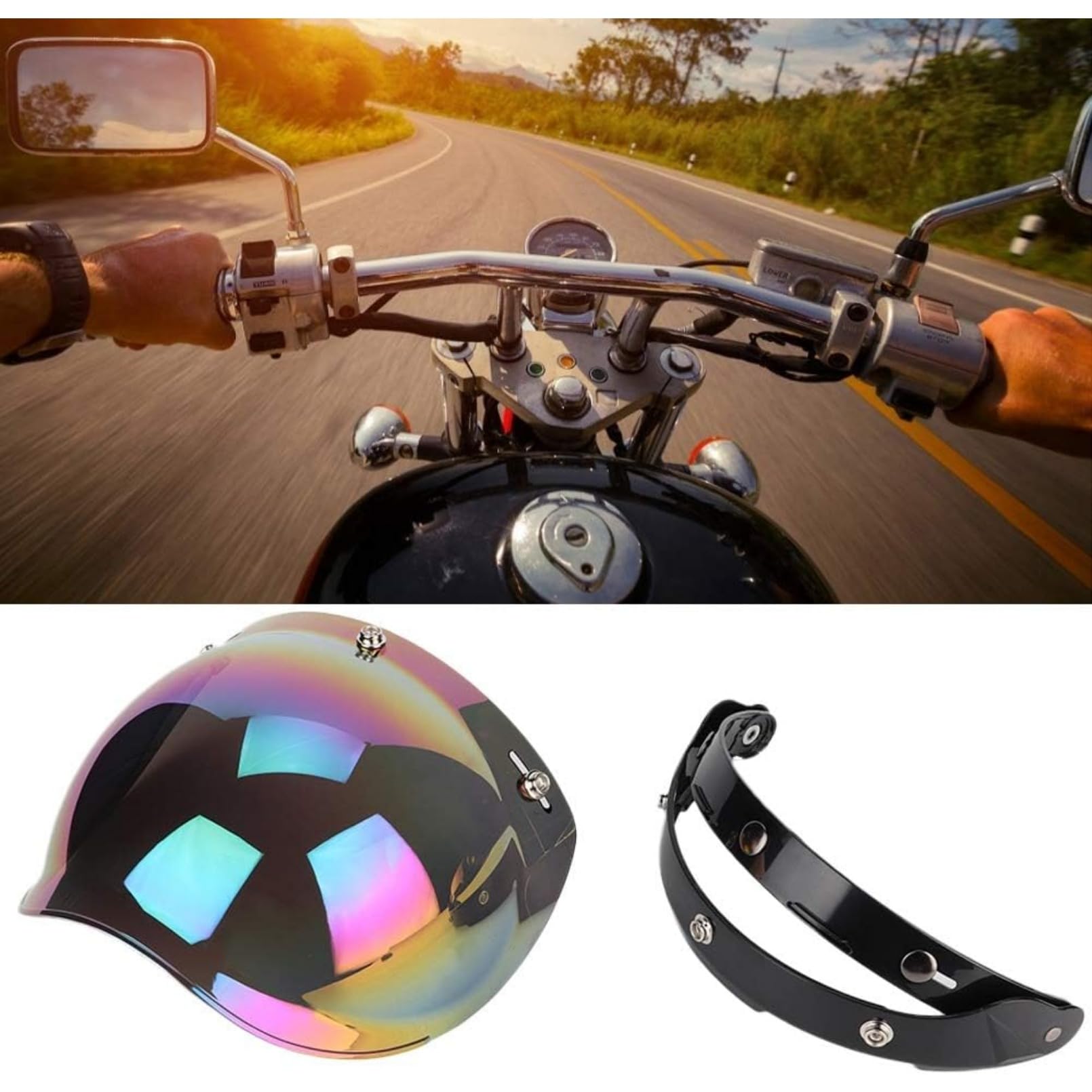 バイクヘルメット用ウインドシールド バイザー 防風 防眩ブラウン Amazon.co.jp: バイクヘルメット用ウインドシールド バイク用