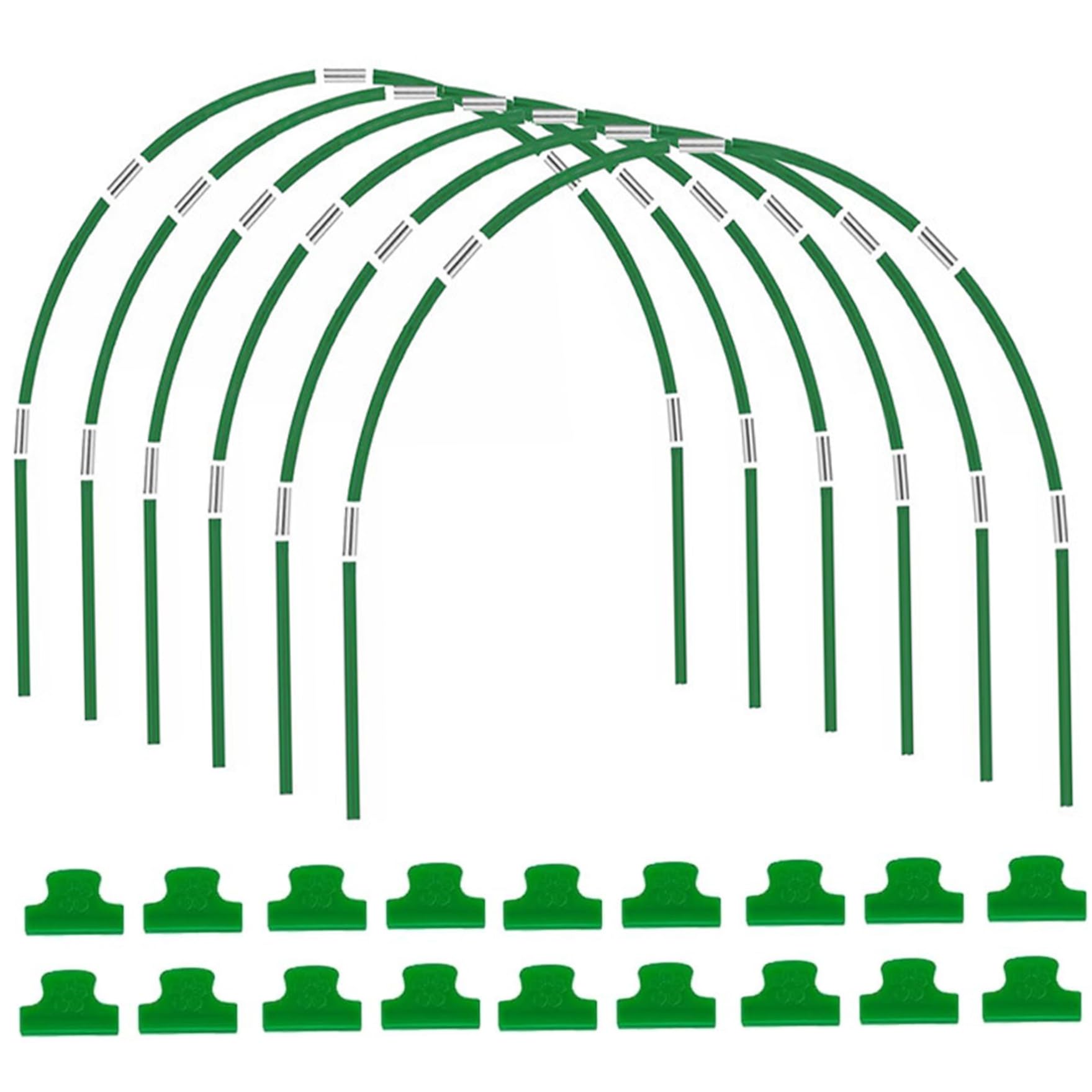 Cerceaux de serre en fibre de verre flexibles pour potager surélevé