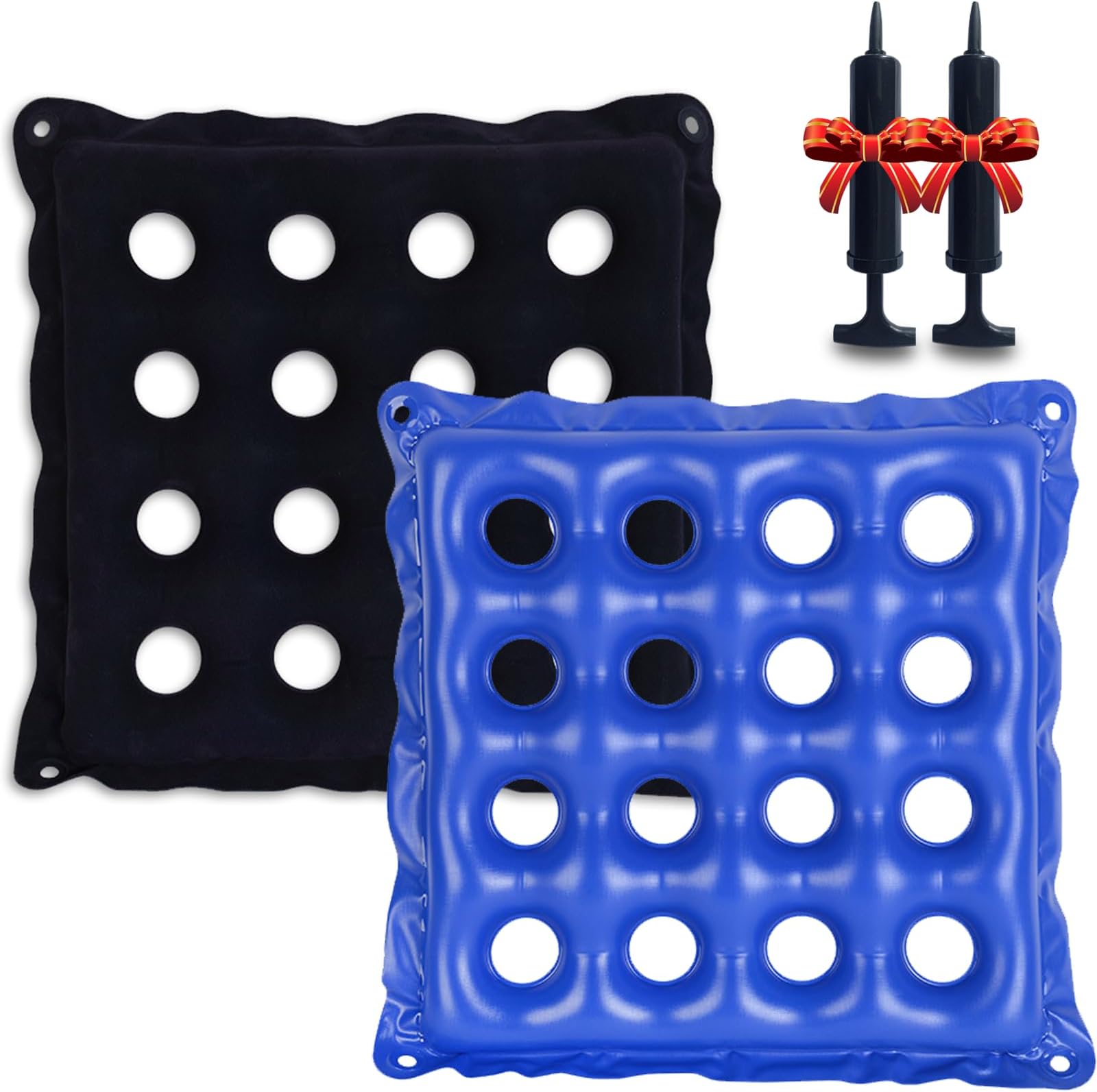 2 Pack Inflatable Seat Cushions for Pressure Relief Ideal