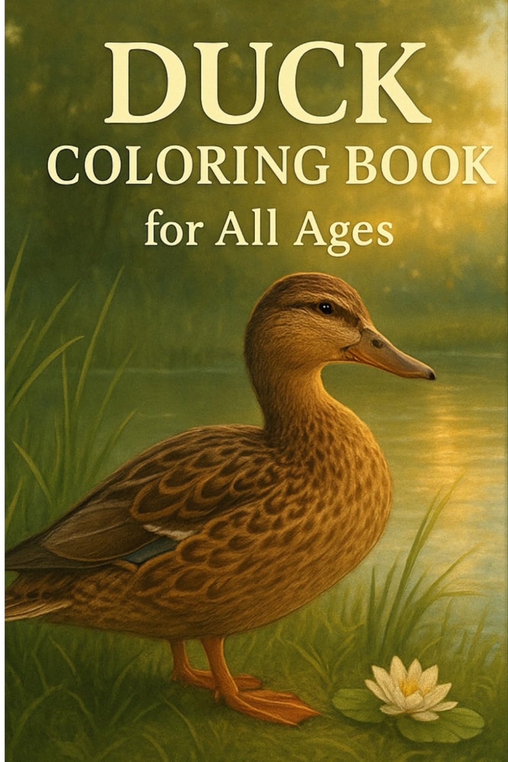 Duck Coloring Book for All Ages: Cute, Fun, and Relaxing Duck Designs to Color: A delightful collection of adorable duck illustrations—perfect for ... seniors, beginners, and coloring lovers.