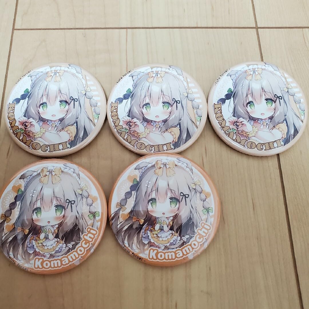 桃豆こまもち 缶バッジ まとめ売り しらたまこ 桃豆こまもち こぼね みるく