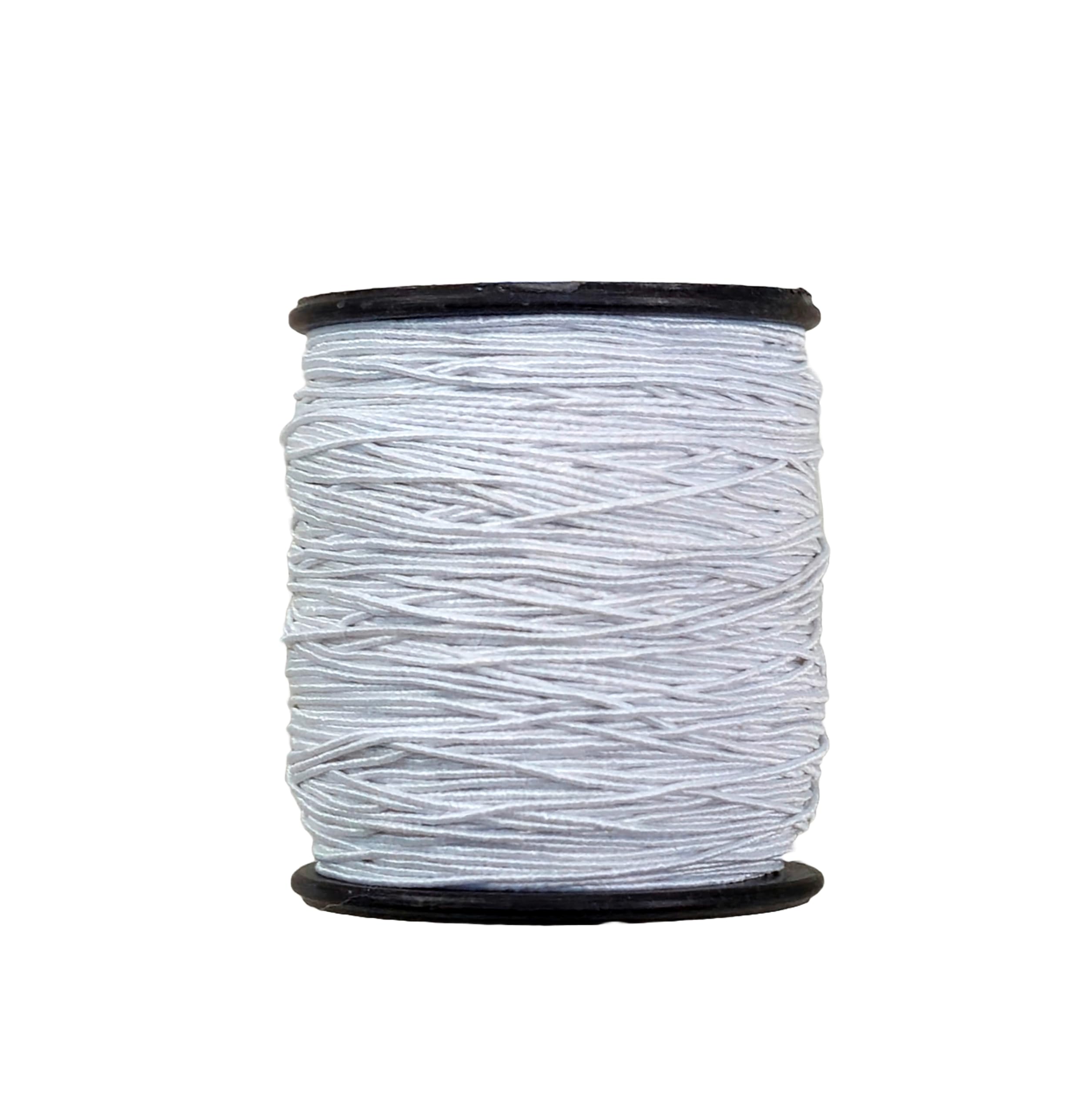 Premium Bobbin Elastic Thread Roll, 1 mm, 100 Meters, White, for Sewing, Making Jewelry, Bracelets, Necklace, Beading, Art Crafts & Other DIY Projects-image-48