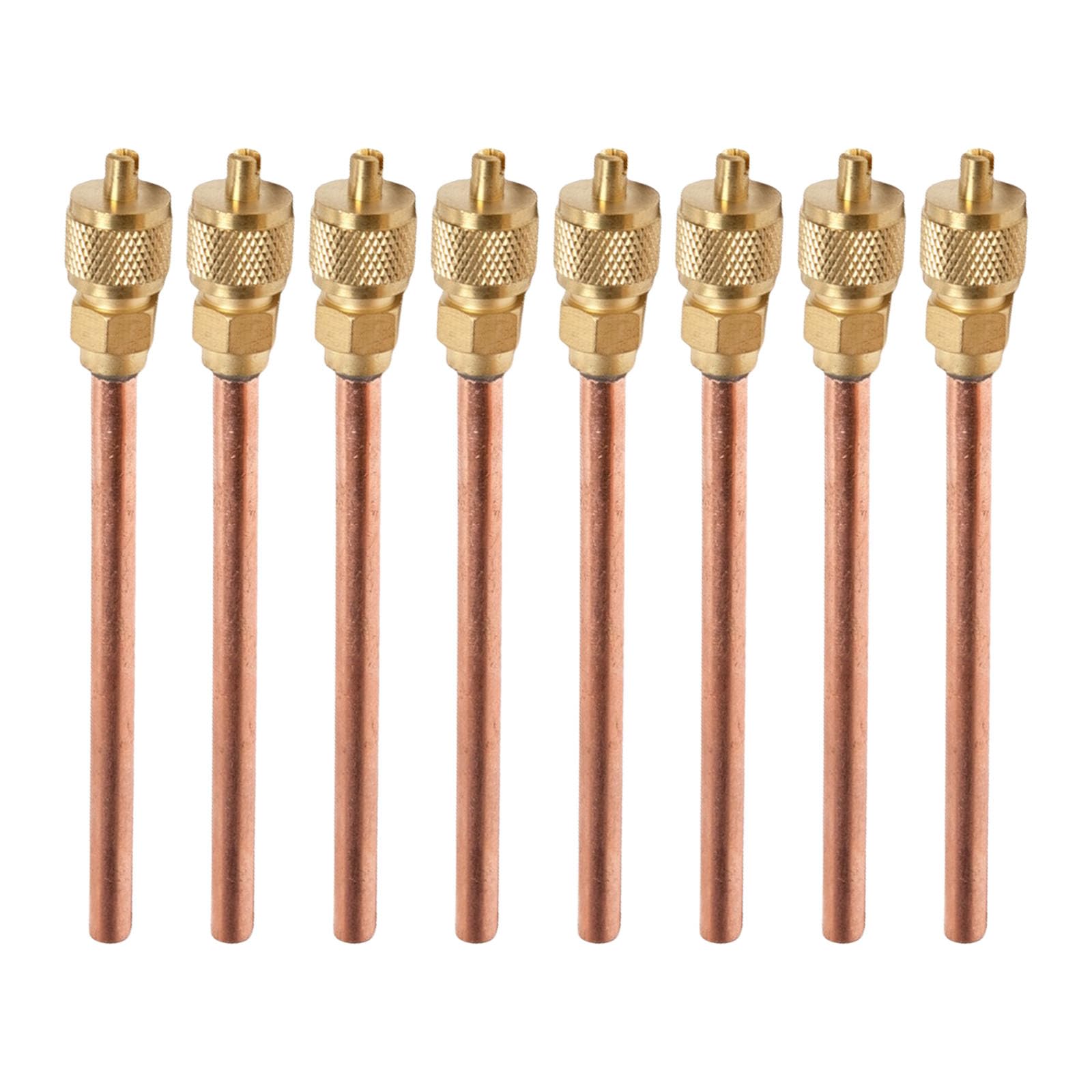 Msioytog 8PCS Refrigeration Access Valves Air Conditioning Repair Valves Cooling Systems Air Conditioning Maintenance Tool Service