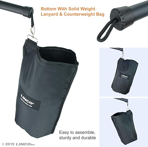 Miniatura 7 de LINCO Lincostore 4255K - Brazo de pluma de luz ajustable de 2.5 pies a 5 pies con abrazadera universal para trípode y bolsa de contrapeso