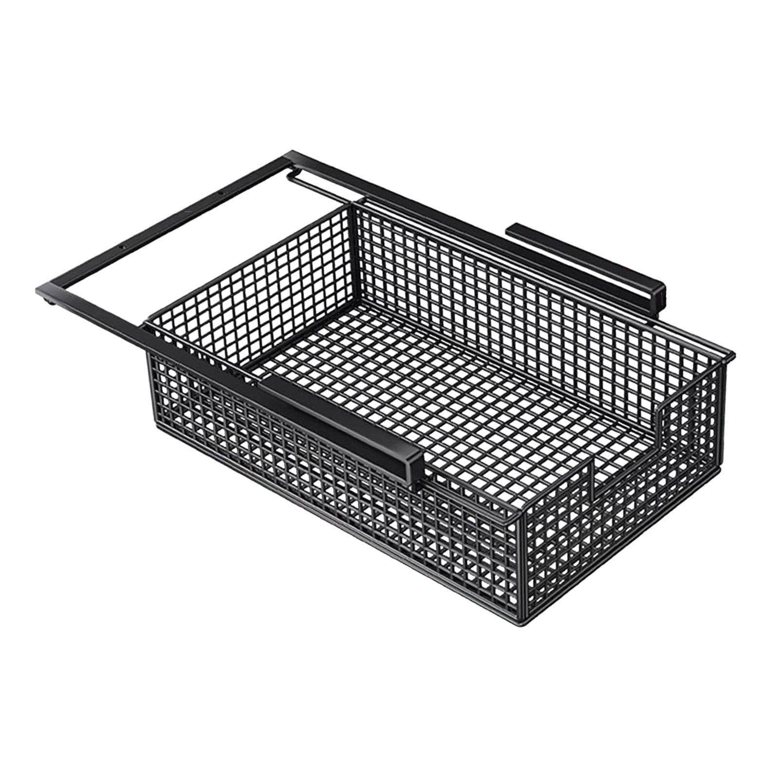 Cesta Extraíble Colgante para Cajón, Estante Deslizante para Suministros Debajo del Estante, Resistente