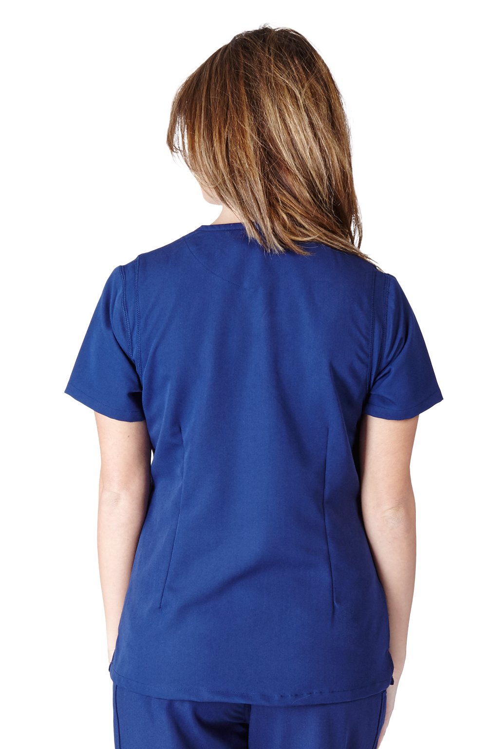 Ultra Soft Scrubs - Womens Two Pocket Scrub Top, Tue Navy 38789-X-Large