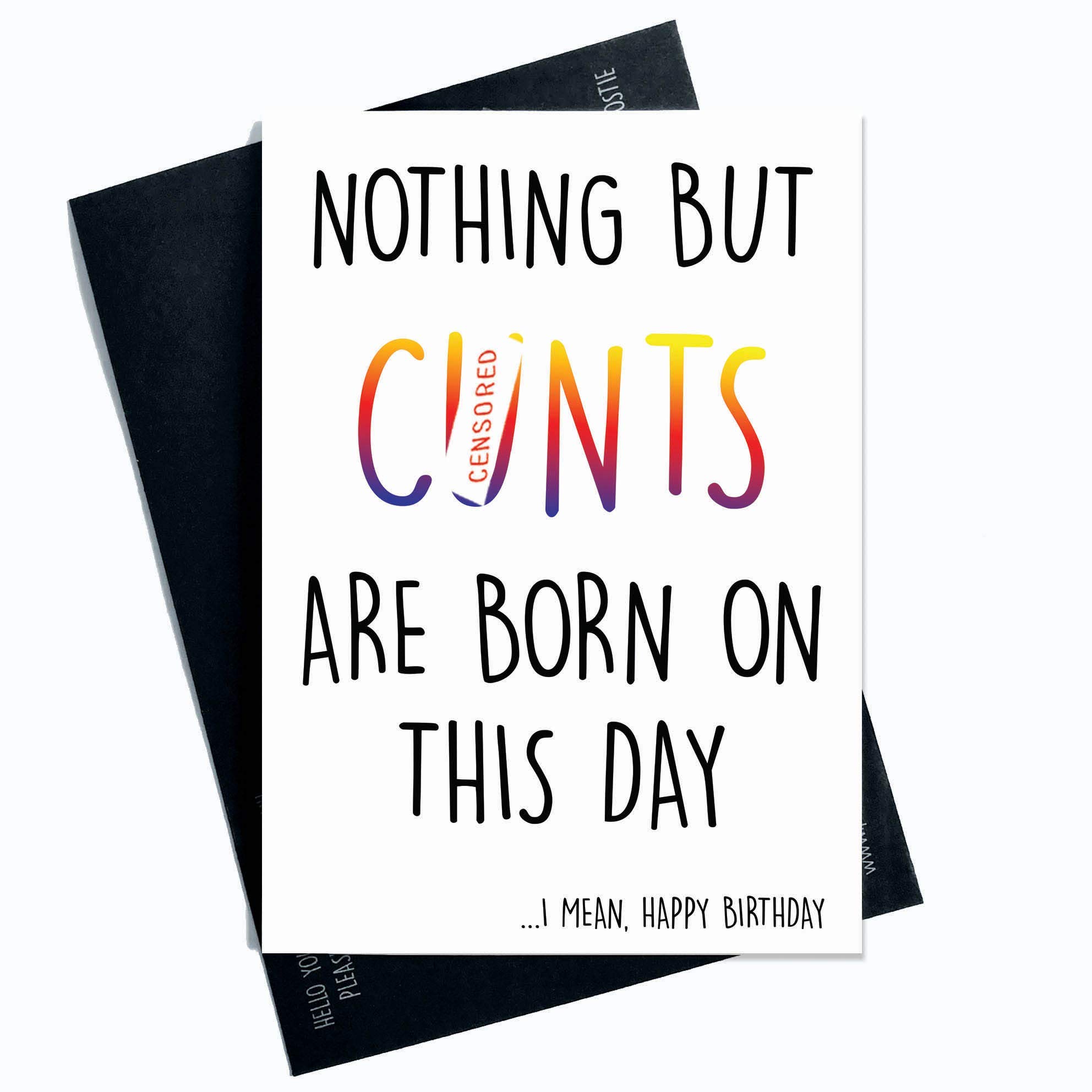 Amazon.com : Funny Birthday Card, Born On This Day, Cheeky, Humour, Banter, Greeting  Card Sibling Family Cards Funny Card Friends Card Uncle PC106 : Office  Products