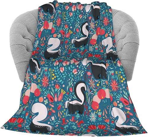 Miniatura 9 de FeHuew Linda manta suave de ovejas de 40 x 50 pulgadas ligera y cálida manta de forro polar de franela para sofá cama viaje camping para niños y