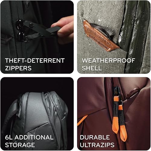 Miniatura 8 de Peak Design Mochila Travel Line 30L, Salvia, Mochila de viaje de 30 L