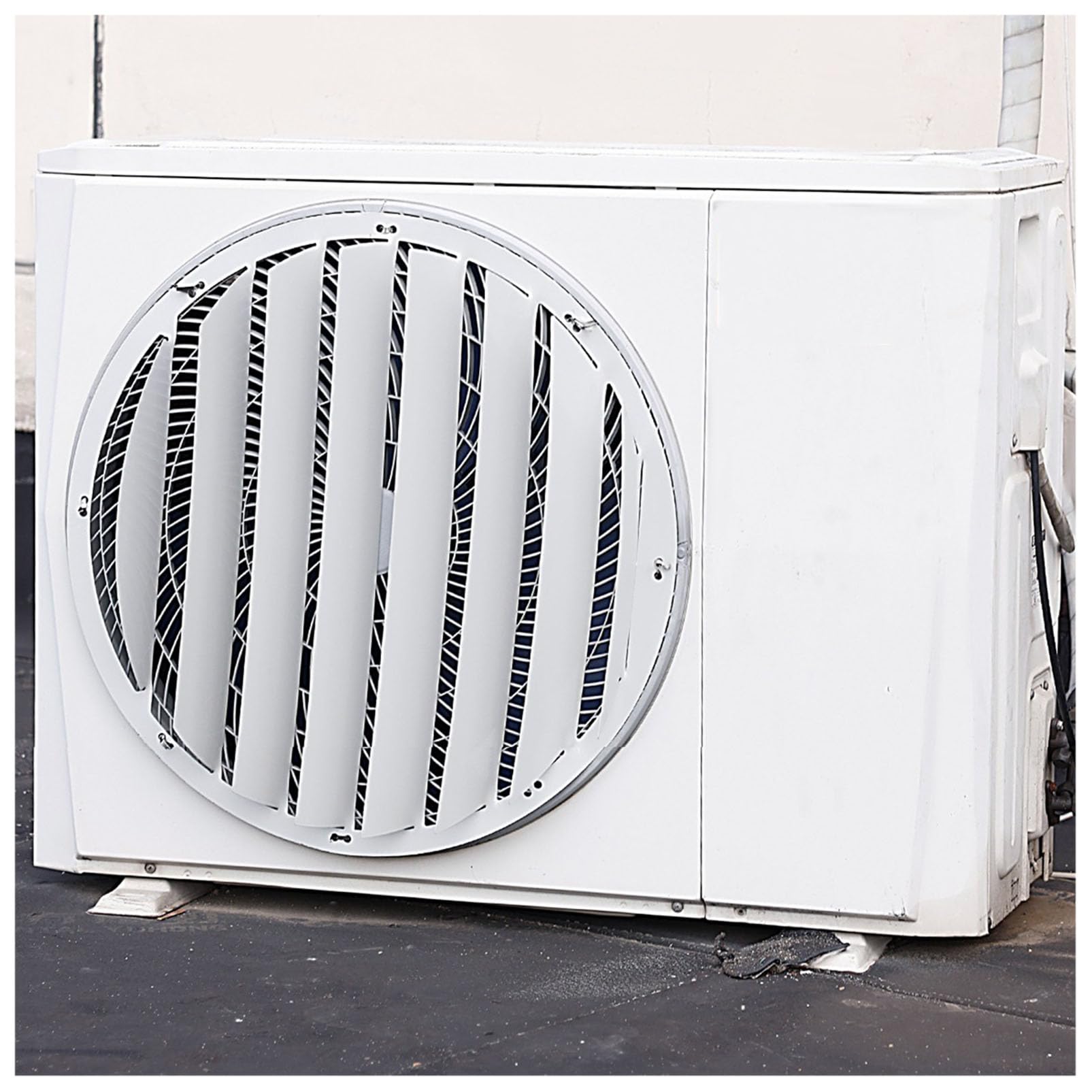 Cubiertas de Aire Acondicionado para Unidades Exteriores, Deflector de ventilación de Aire de Acero galvanizado, Cubierta de Unidad de Bomba de Calor Cubierta HVAC