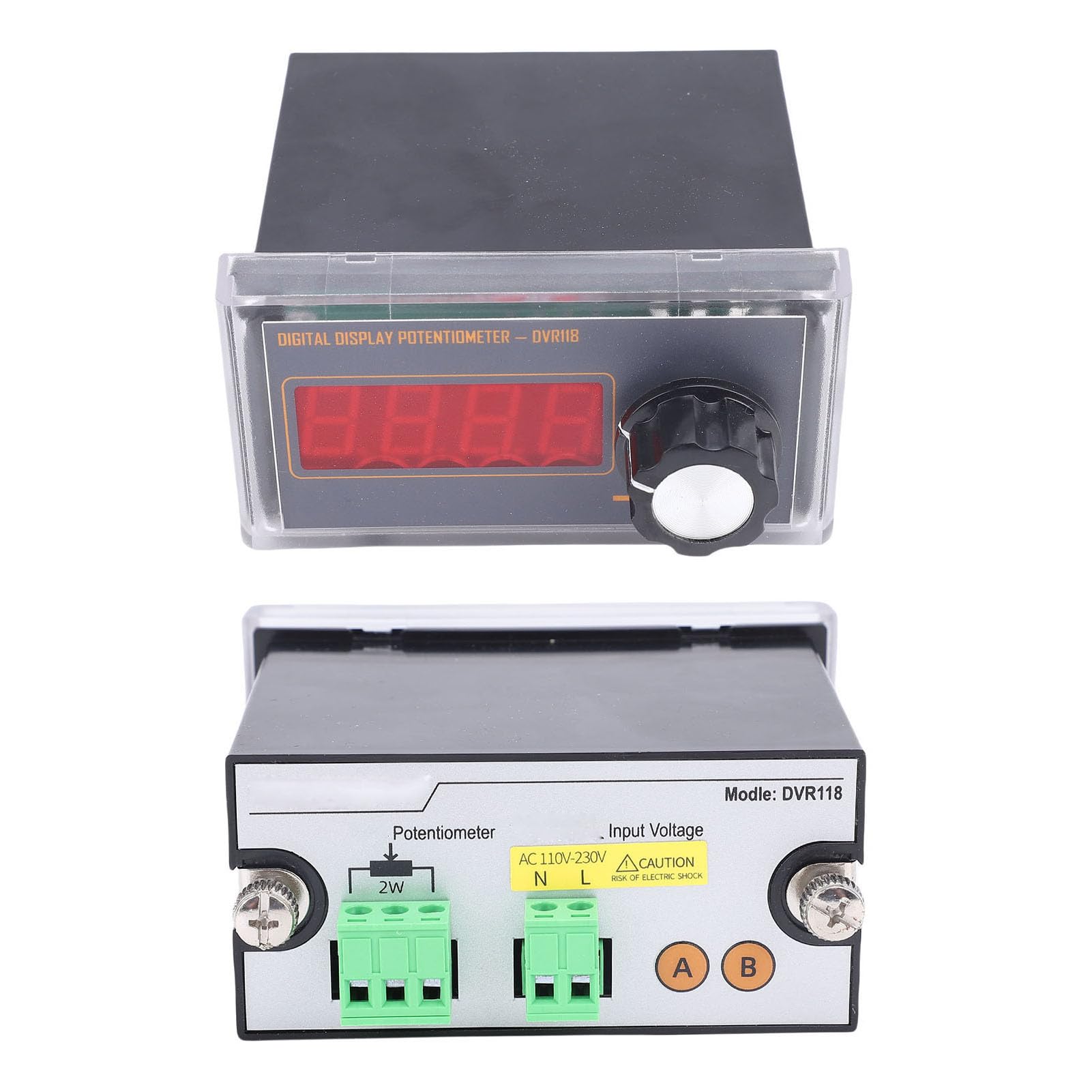 Potenziometro digitale programmabile da 4,7 KΩ 2 W con display a 4 cifre, potenziometro variabile a tubo digitale per convertitore di frequenza PLC regolatore di velocità