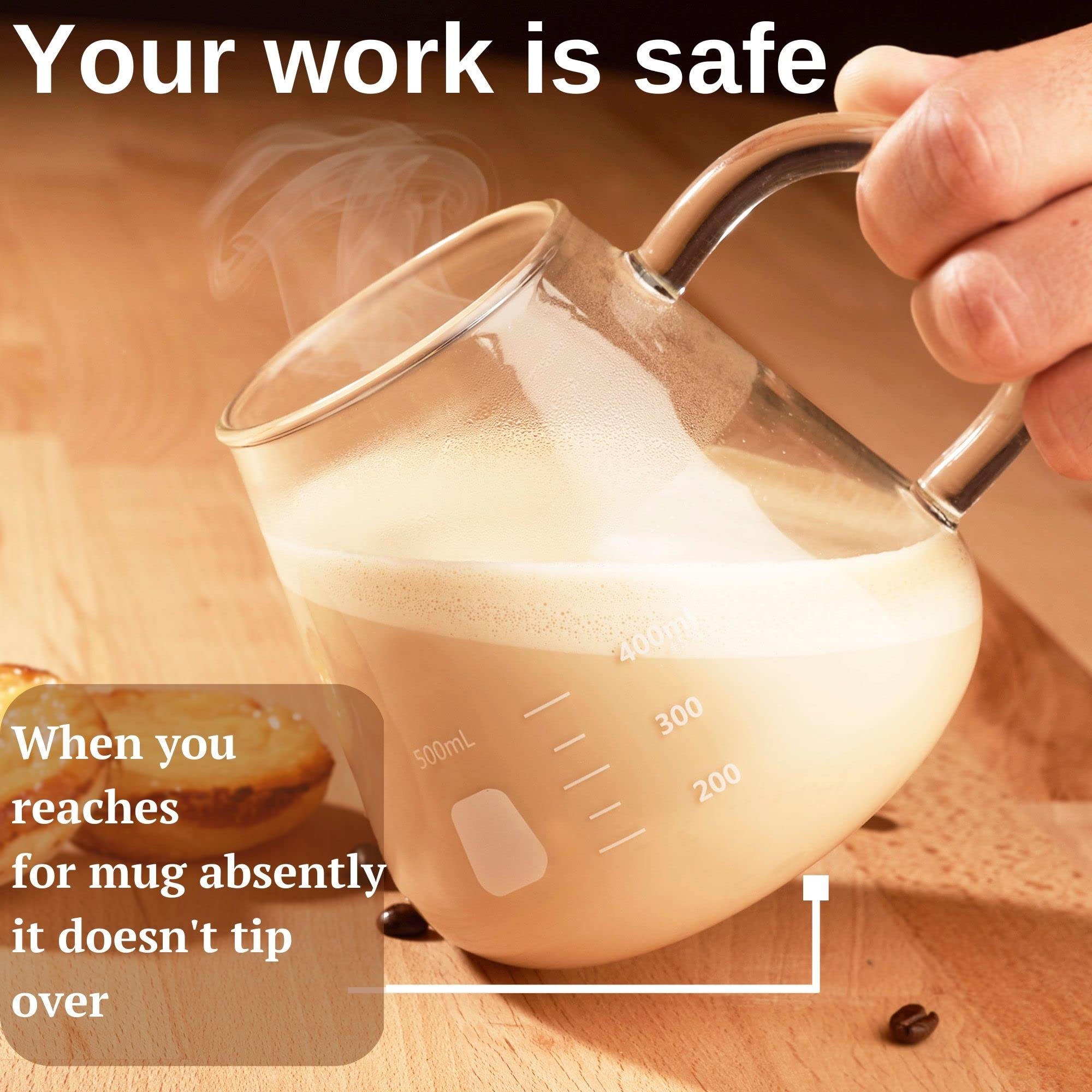 Taza de cafeína (taza Erlenmeyer)