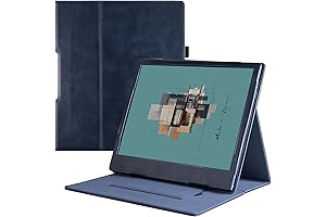 BOOX Note Air2 Case, PU Leather Stand Case with Hand Strap and Auto Sleep/Wake