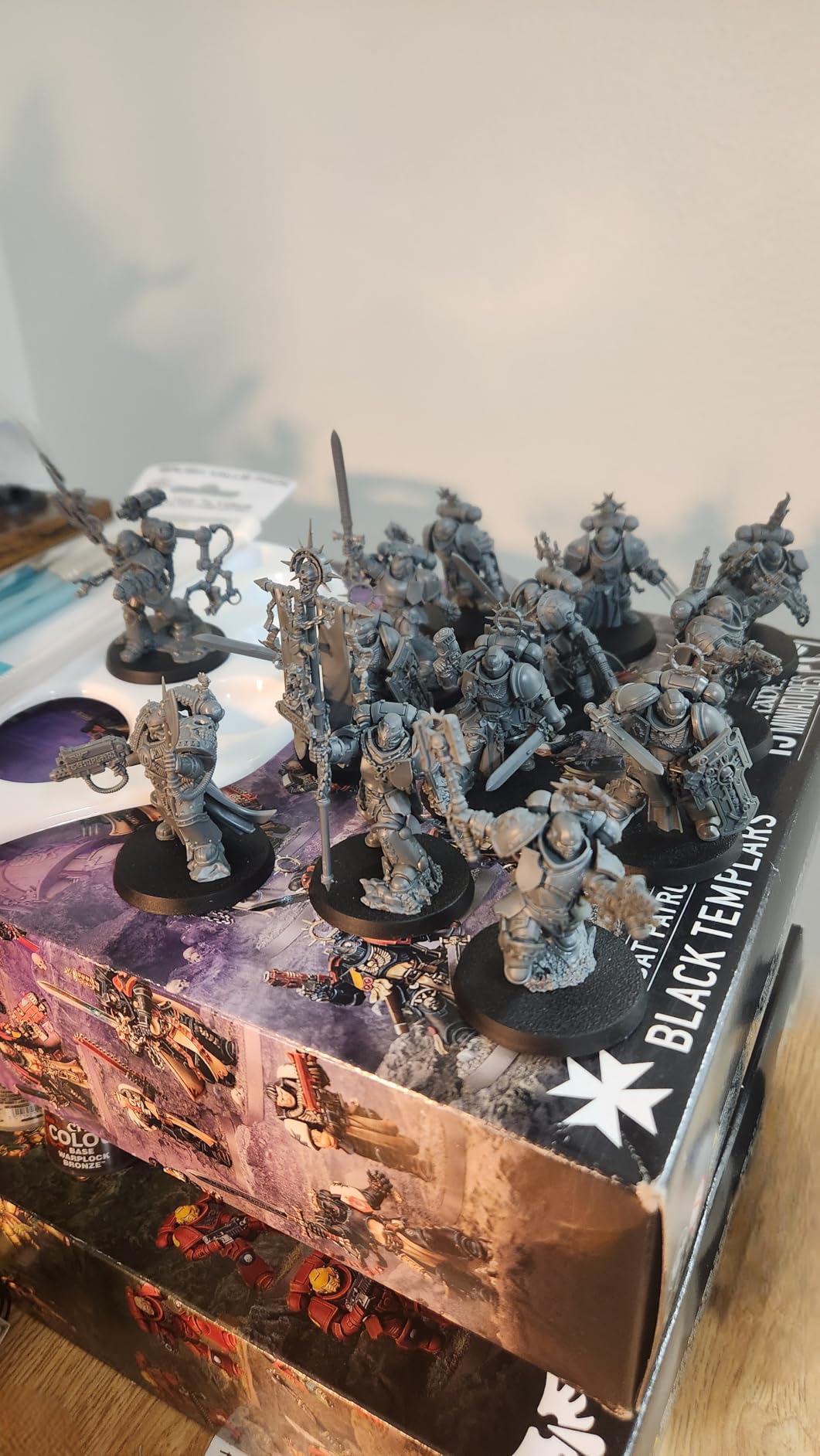 Games Workshop Warhammer 40,000 – Combat Patrol : Black Templars – 19 Figurines Noires Templiers