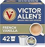 French Vanilla Flavored Cappuccino Mix, 42 Count, Single Serve K-Cup Pods for Keurig K-Cup Brewers
