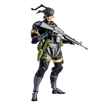 【希少】スネーク リボルテックヤマグチ メタルギアソリッド アクションフィギュア レビュー 海洋堂リボルテックヤマグチ スネーク（メタルギア