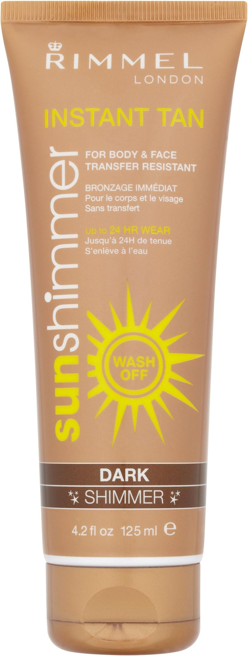 Sunshimmer Instant Tan Makeup, Dark Shimmer 125 ml