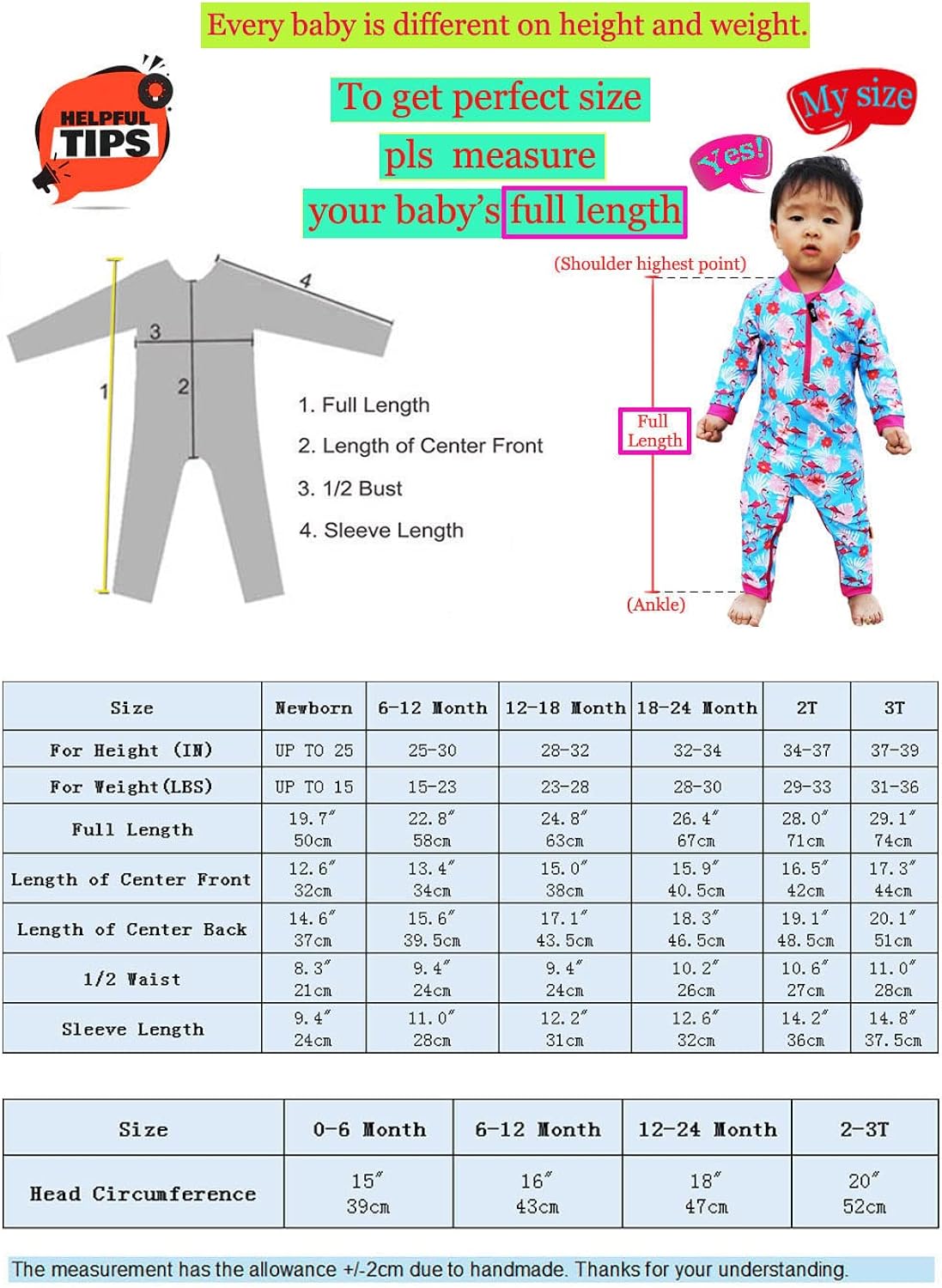 weVSwe Baby Toddler Rash Guard Swimsuit Diaper Change Zipper Bathing Suit: Clothing, Shoes & Jewelry