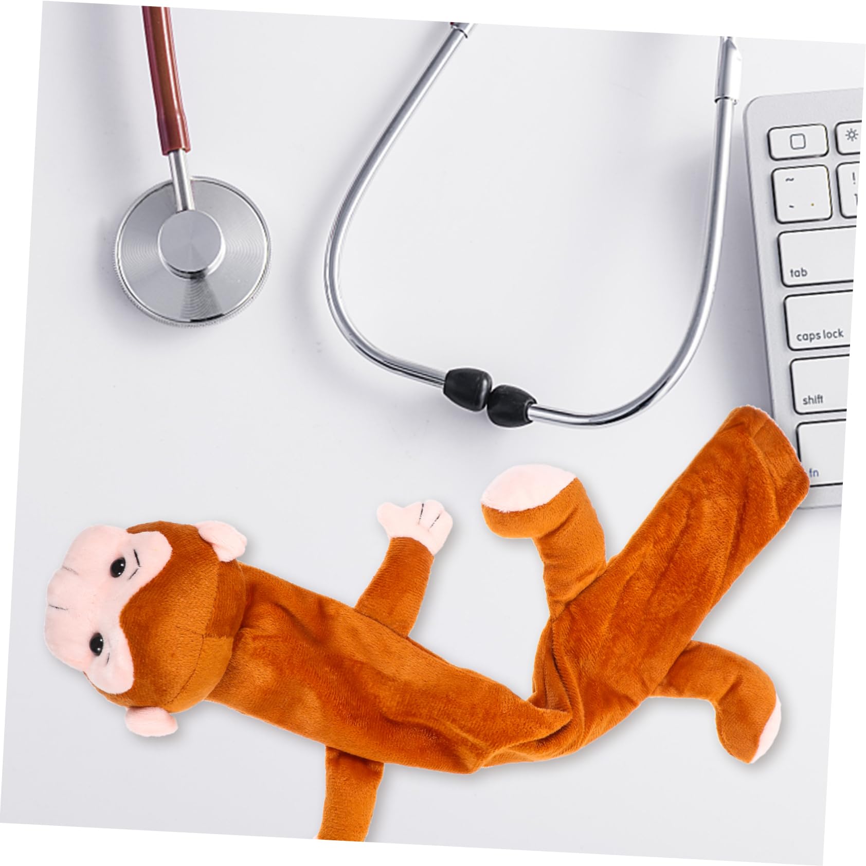 Funda Decorativa Diseño de Animal de Felpa Ligera y Fácil de Instalar para Estetoscopio Funda Protectora Adecuado para Médicos y Enfermeras en Hospitales en Hospitales