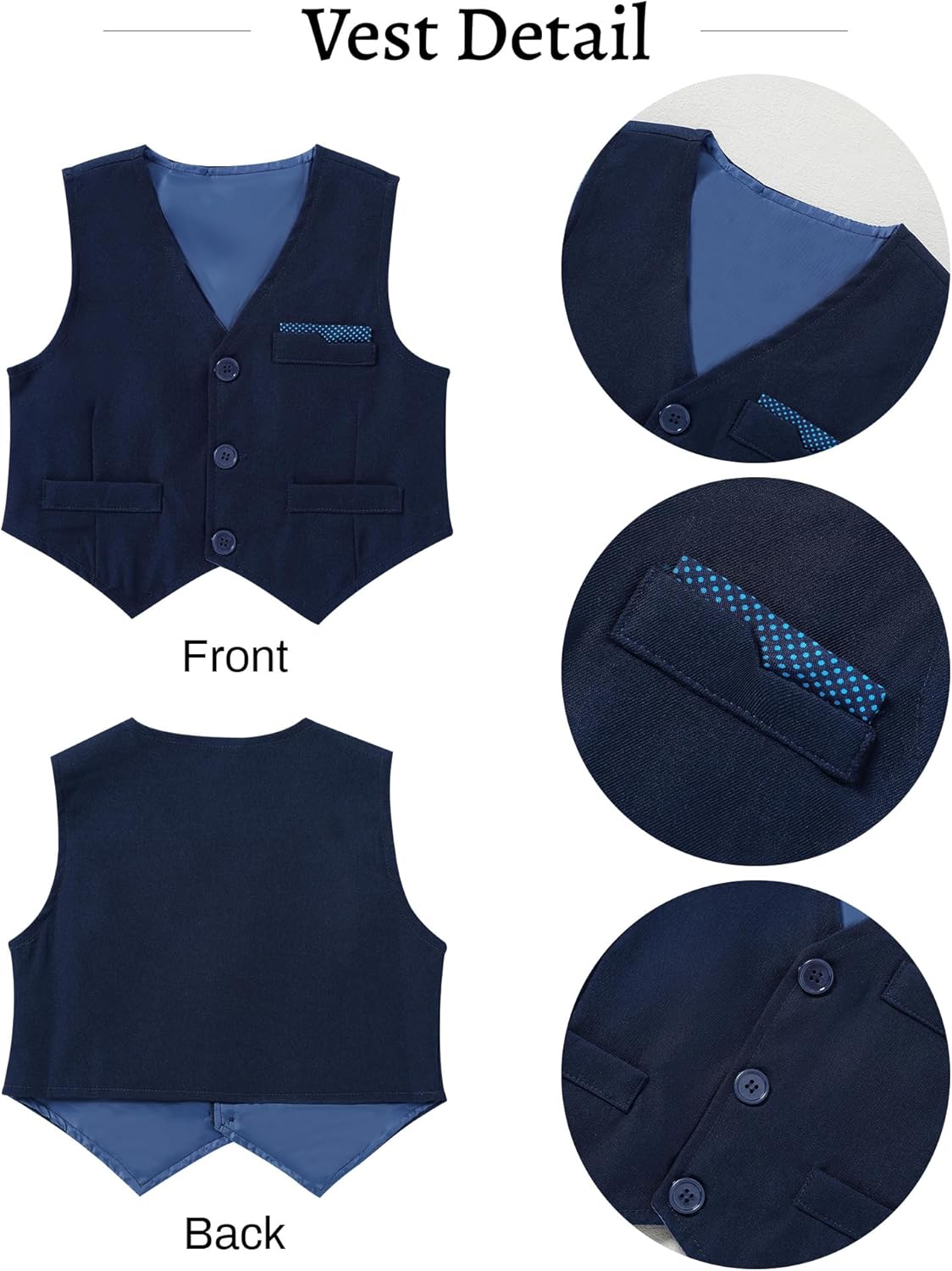 nilikastta Toddler Baby Boy Clothes Suit Gentleman Wedding Outfits Formal Dress Shirt/Bowtie/Vest/Suspender Pants 1-9 Years - Image 6