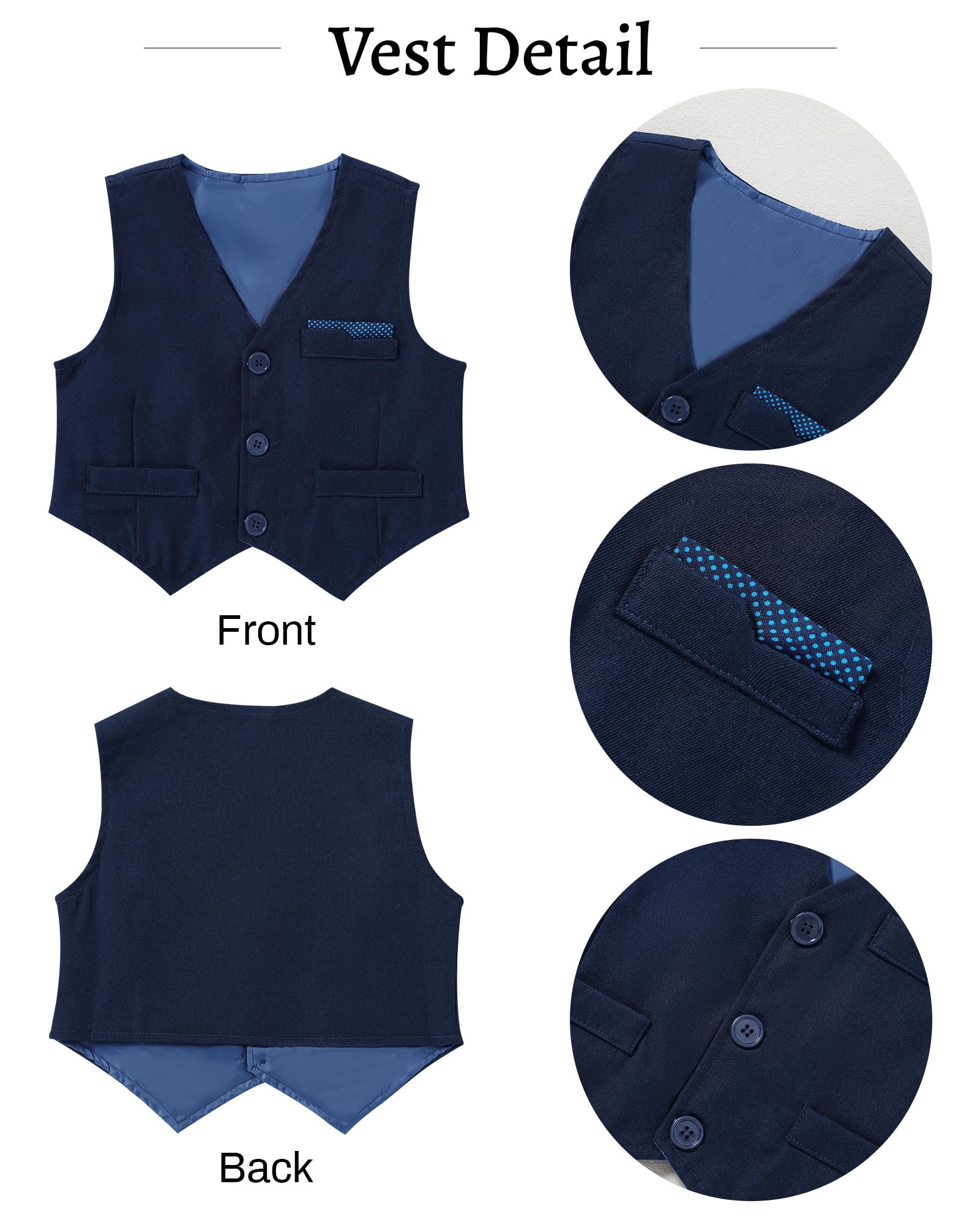 Baby Anzug Junge Hochzeit 1-5 Jahre Bekleidungssets Taufanzug Langarm Hemd Hosenträger Weste Fliege Festliche Kindermode