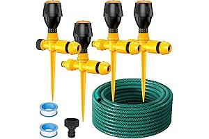 Premium Above Ground Sprinkler System for Lush Lawns