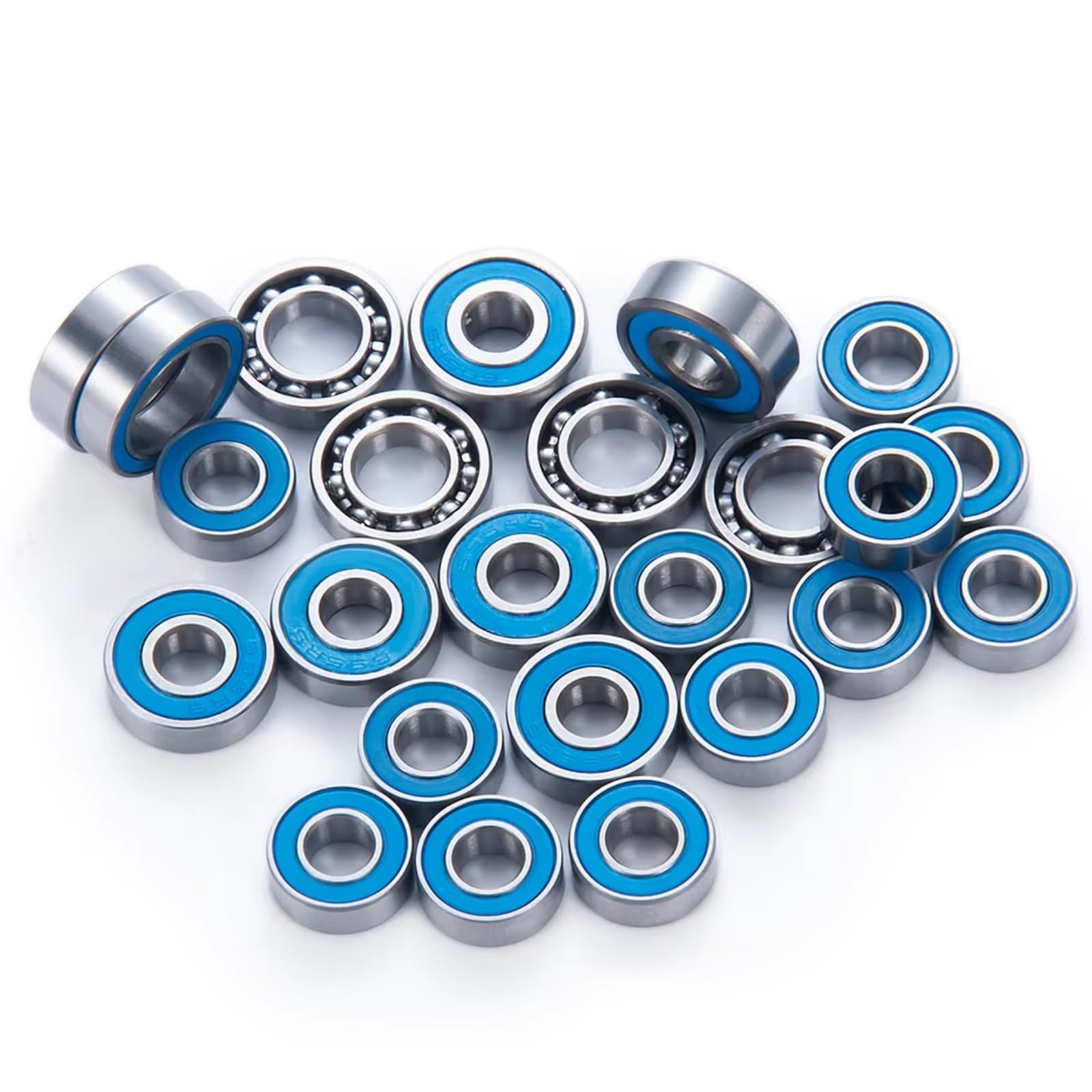 Für Axial Für Capra Für Currie F9 24 Teiliges Stahl Gummi Abgedichtetes Hochgeschwin Digkeits Kugellager Kit RC Car Upgrades Modellzubehör RC Lagern