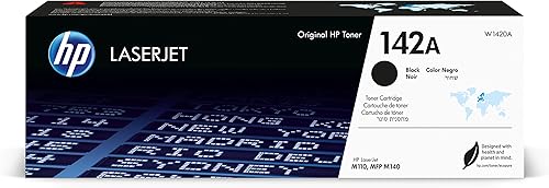 HP 142A Original LaserJet Toner Cartridge, Black, 950 Page Yield