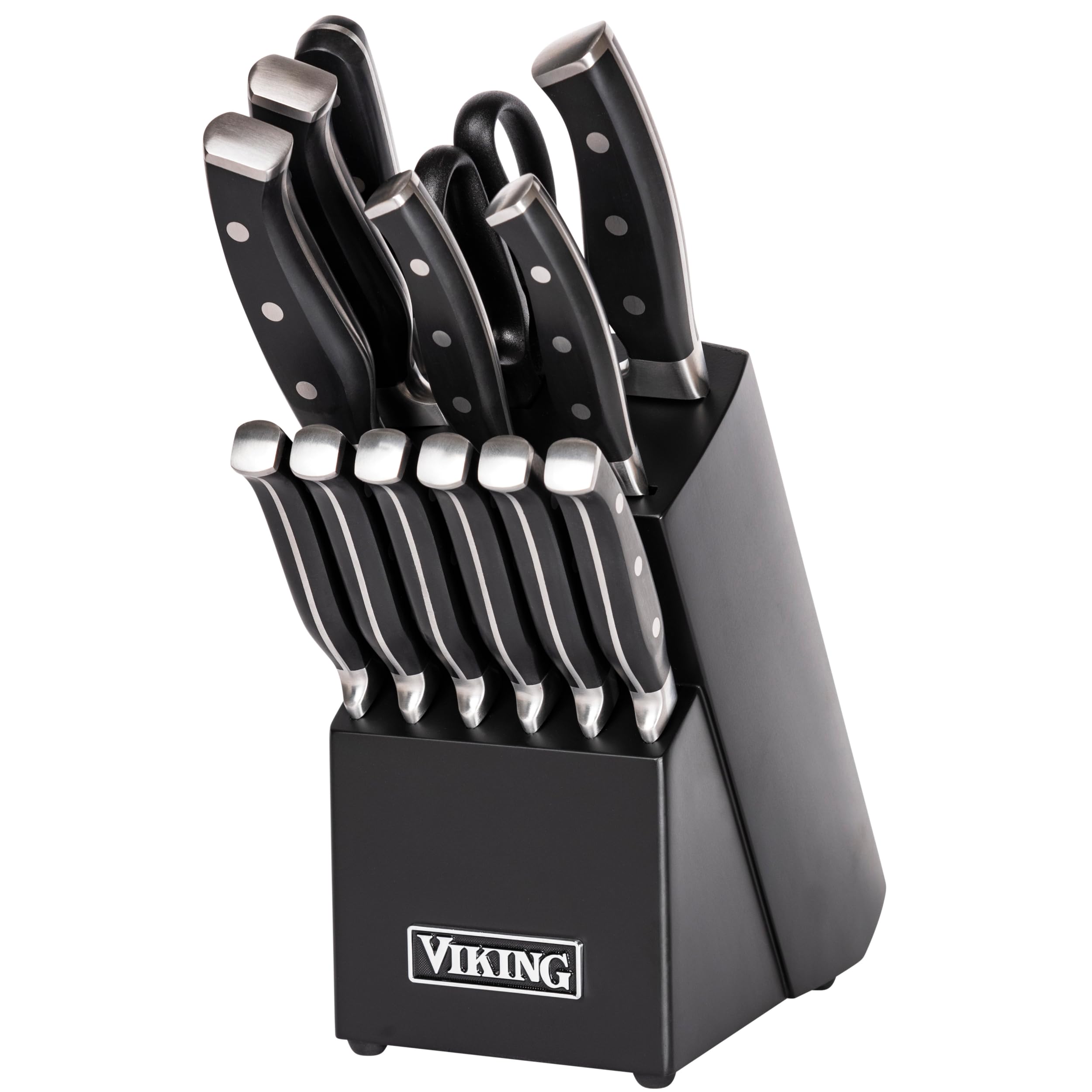 Amazon.com: Viking 14 Piece Kitchen Knife Set with Black Block