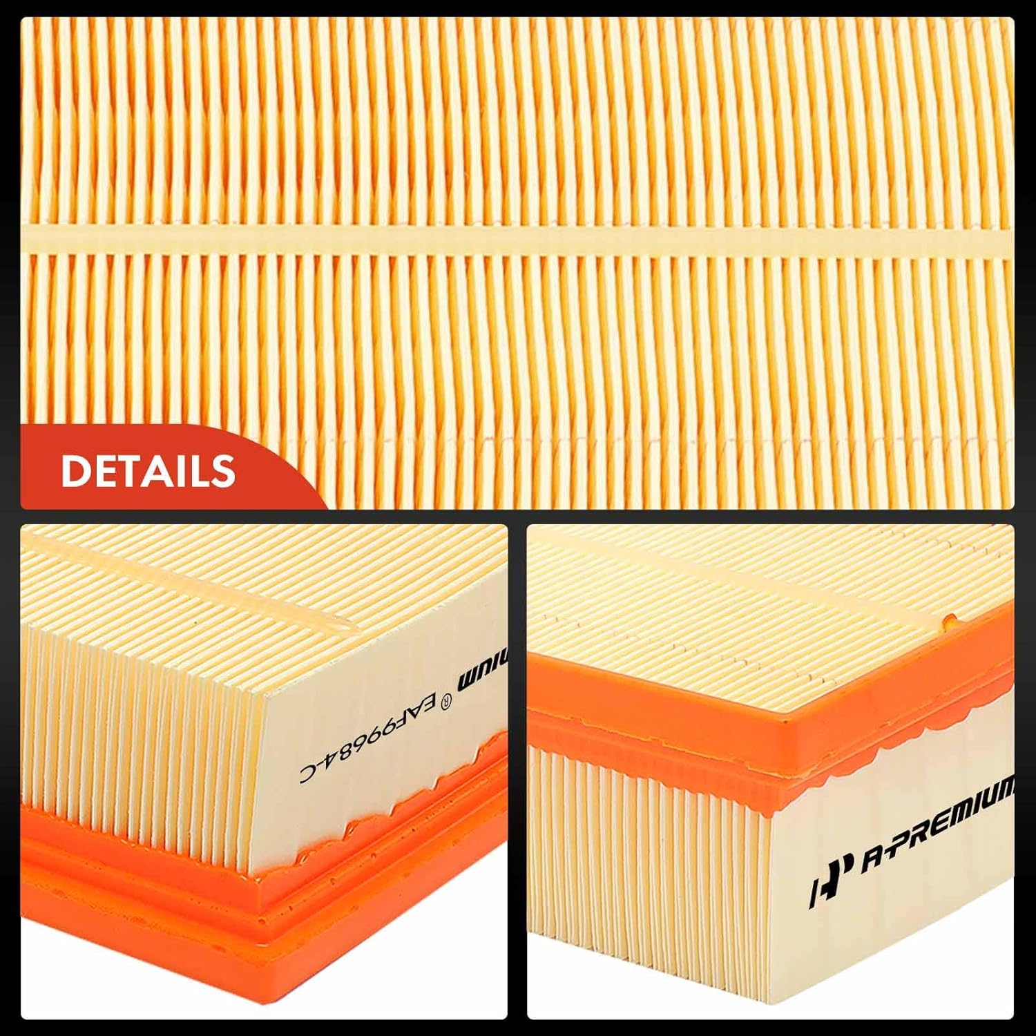 A-Premium 2-PC Engine Air Filter Compatible with Land Rover 2021-2024 Defender 90, 2020-2024 Defender 110, 2023-2024 Defender 130