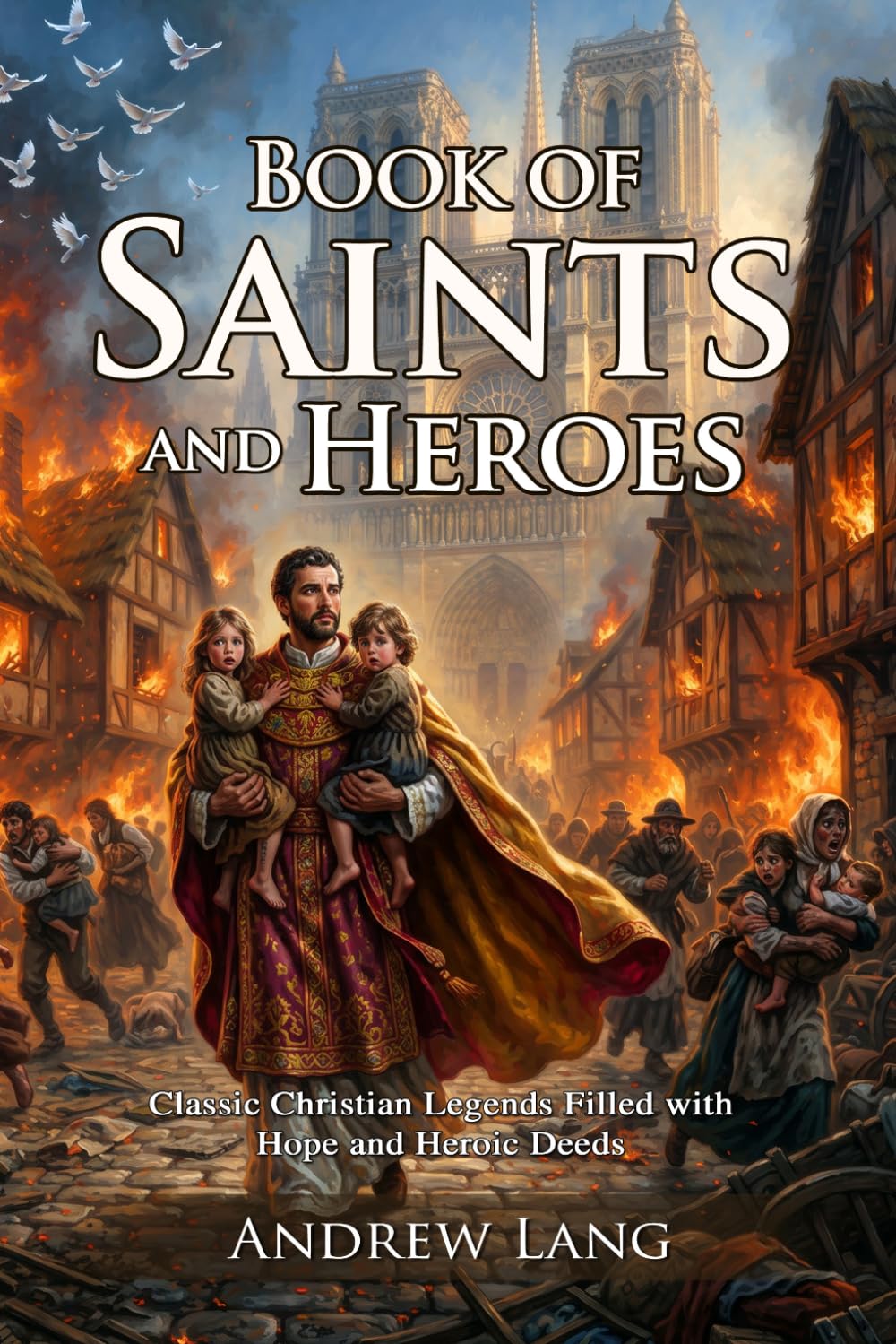 Book of Saints and Heroes: Legendary Biographies of Great Figures: Tales of Faith and Bravery for Kids - Fully Illustrated Edition with Author Biography and Commentary