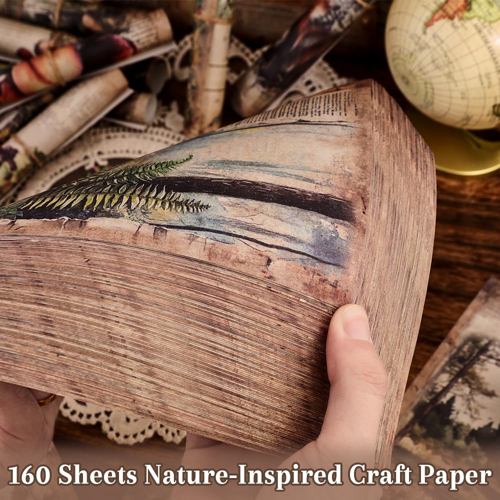 Nature Scrapbook Paper - 160 Sheets -5