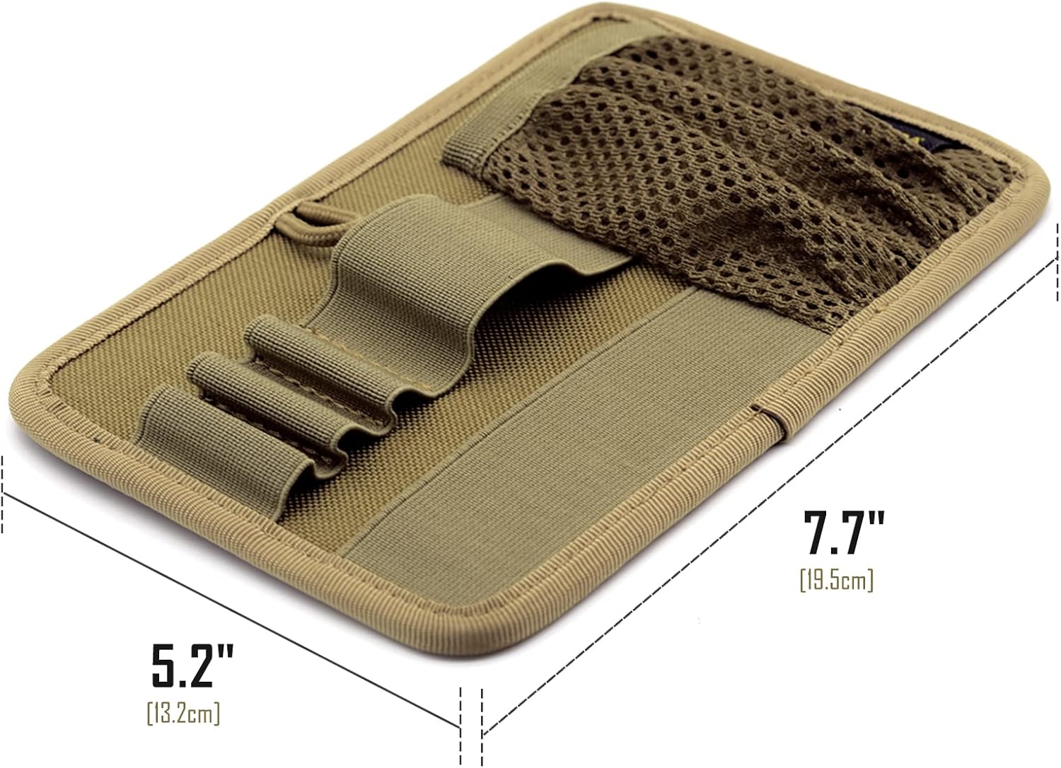 LIVANS Tactical Bag Insert Panel Organizer, Utility Admin Panel Hook and Loop Modular Organizer with Hook Fasteners for Packs Backpack or Messenger Bags - Image 5